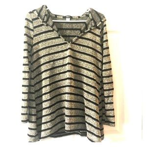 BDG Striped Tunic with Hood